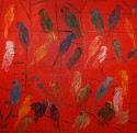 Hunt Slonem, Red Picul
2003, Oil on Canvas
