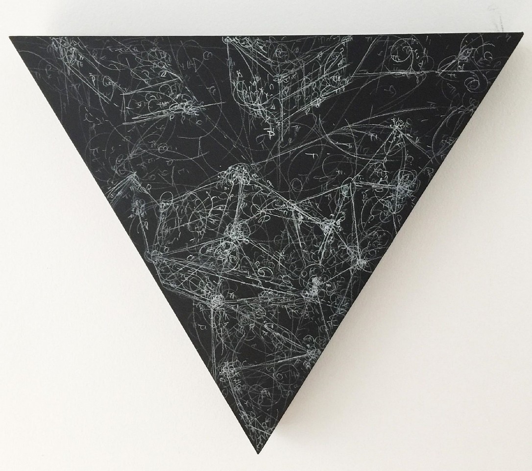 Kysa Johnson, Blow Up 199 - subatomic decay patterns after Piranesi's Via Appia Antica, 2013
fixed chalk, chinese white and blackboard paint on wood, 14 x 14 x 2 in.
JOHK00008
$2,800