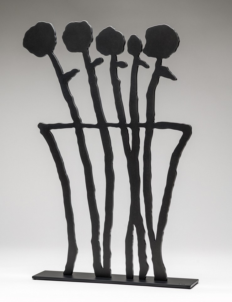 Donald Baechler, Z Black Flowers, Ed. of 25, 2019
Shaped, oxidized aluminum mounted to aluminum base with black powder coat
BAEC00010
$16,000
