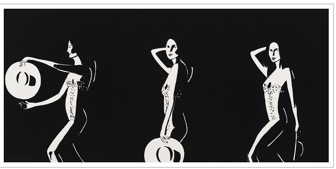 Alex Katz, Ariel (B&W)*, edition 29/40, 2016
2-color silkscreen on Saunders 425gms paper, 36 x 76 in. (paper) / 41 x 80.5 in. (framed)[+$1,950 frame]
KATZ00074
$14,000