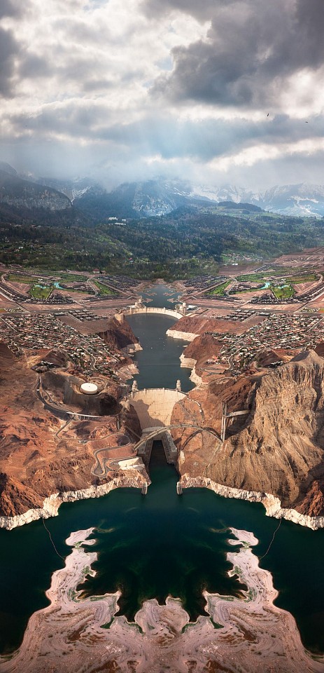 Tom Leighton, Hoover Dam; edition 1/5, 2010
C-type digital print, perspex mounted, 48 1/8 x 23 1/4 in.
LEIG00044
$5,000