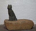 Boaz Vaadia, Z Cat, A/P
2007, Bronze and Boulder