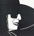 Alex Katz, Large Black Hat (Ada); edition 4/25
2013, Silkscreen on Saunders Waterford hot press 410 gsm paper