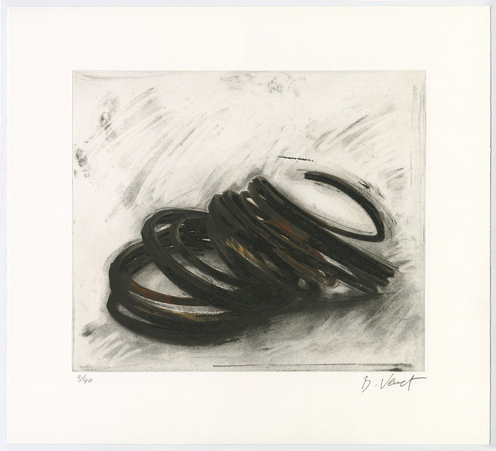 Bernar Venet, Effrondrement Lignes Indéterminées (Print 4, from the suite of 6), edition of 40, 2022
Etching, 19 x 21 in.
VENE00015
$4,500