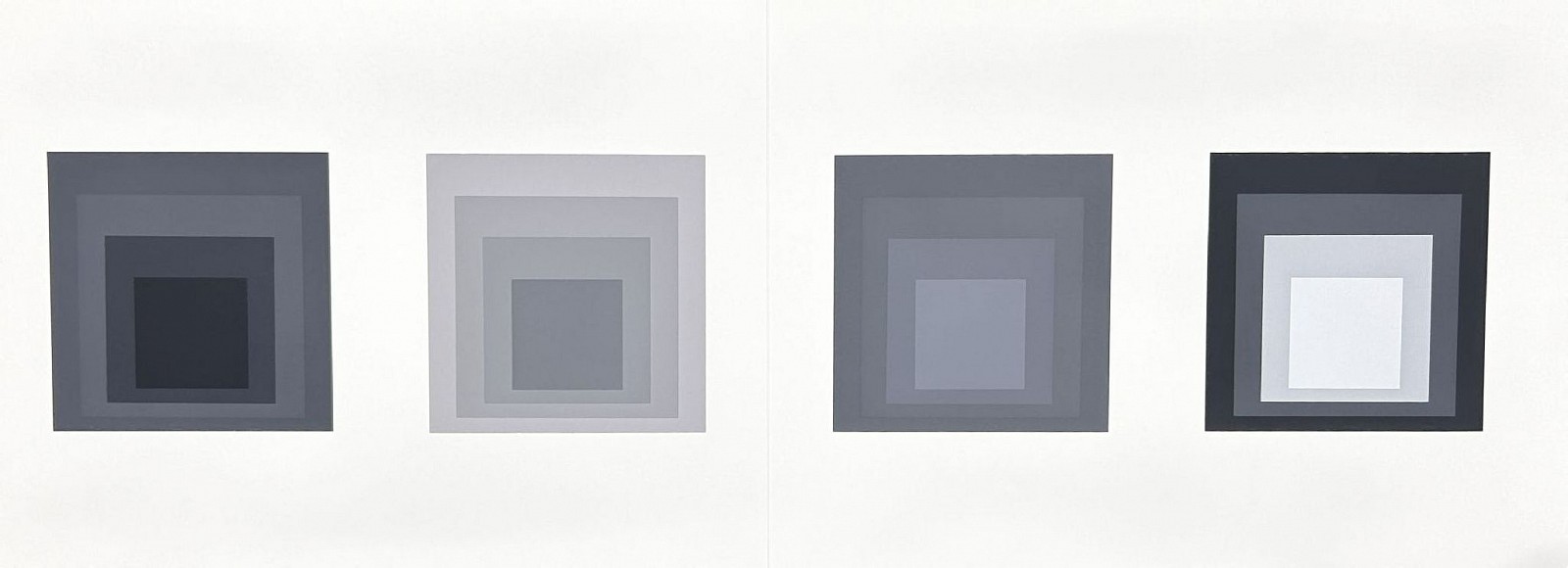 Josef Albers, Homage to the Square: Portfolio 1  Folder 23; from Formulation Articulation; edition 238/1000, 1972
screenprint on Mohawk Superfine Bristol paper, 15 x 40 in.
00024